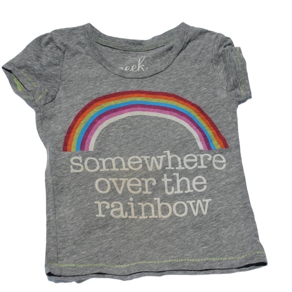 Peek Kids Heather Grey Tee Size XS 2/3